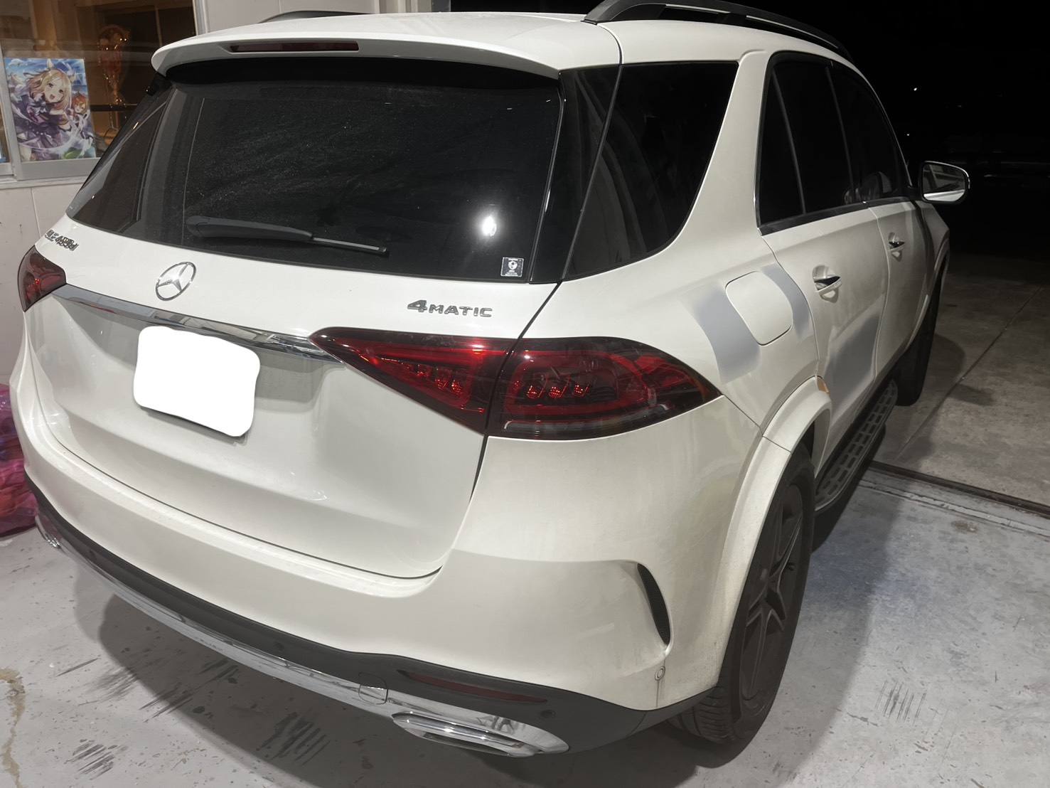 ベンツGLE 下地処理