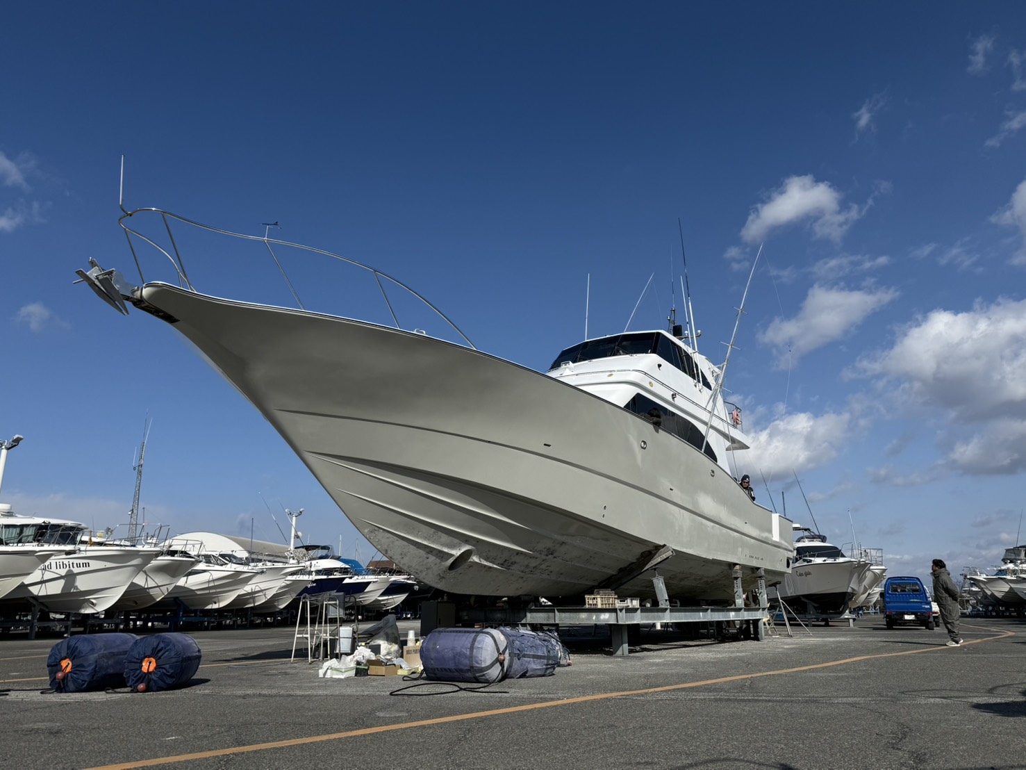 クルーザー 塗装前